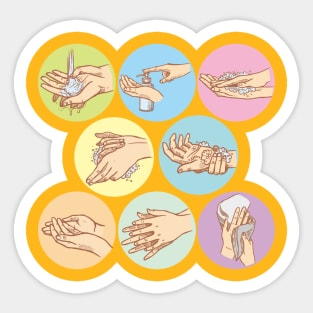 Wash my hands Sticker